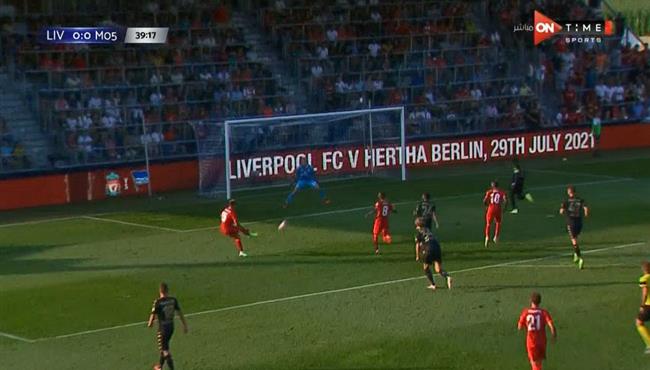 حارس ماينز يحرم تشامبرلين من تسجيل هدف اول لليفربول