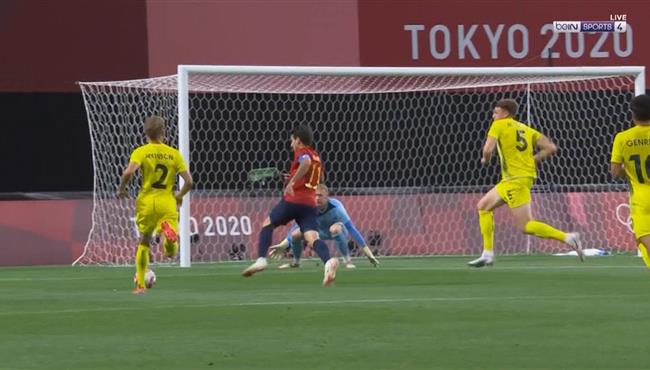 العارضة تحرم اسبانيا من هدف اول امام استراليا