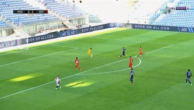 تصدي ياسين بونو يحرم اشرف حكيمي من تسجيل هدف