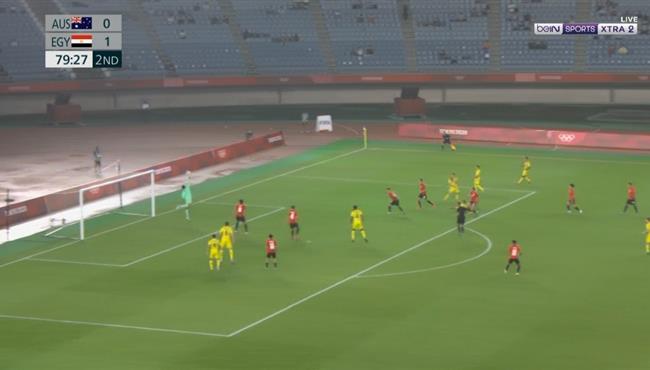 تصدي محمد الشناوي الرائع في مباراة مصر واستراليا