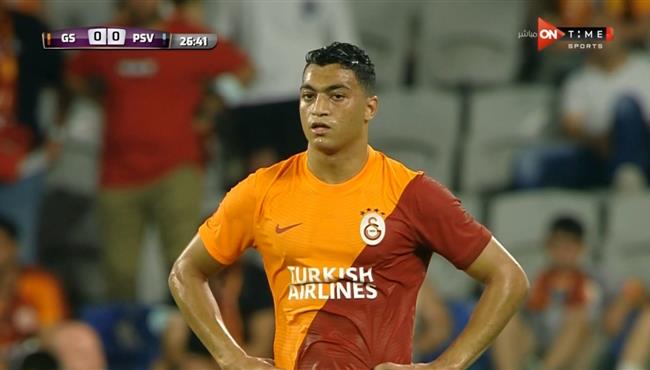 ملخص لمسات مصطفي محمد في مباراة جالطة سراي وايندهوفن