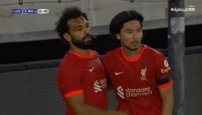 هدف مينامينو الرائع في مرمي هيرتا برلين اسيست بالكعب من محمد صلاح