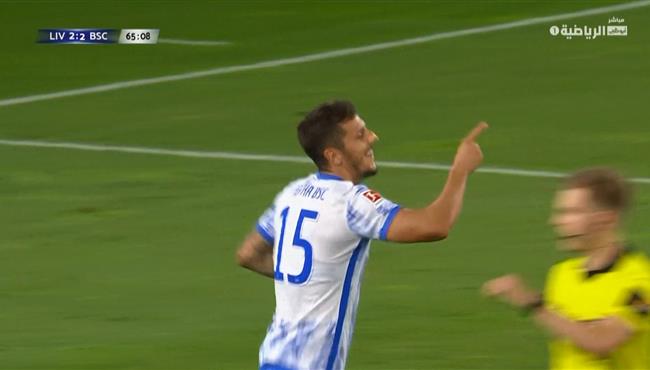 هدف هيرتا برلين الثالث في مرمي ليفربول 3 2 مباراة ودية