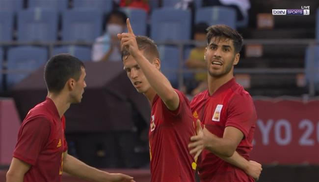 هدف تعادل اسبانيا مع كوت ديفوار 1 1 اولمبياد طوكيو