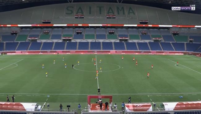 ملخص مباراة مصر والبرازيل 0 1 اولمبياد طوكيو