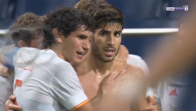 هدف اسينسيو الرائع في مرمي اليابان بأولمبياد طوكيو