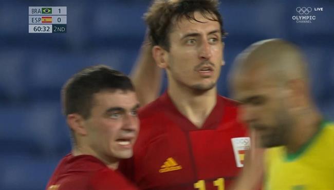 هدف تعادل اسبانيا الرائع مع البرازيل ميكيل اويارزابال