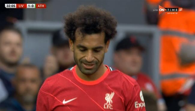 محمد صلاح كان ان يسجل هدف رائع امام اتلتيك بلباو