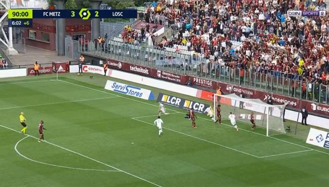 اهداف مباراة ليل وميتز 3 3 الدوري الفرنسي