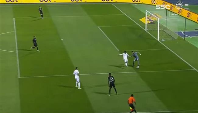 هدف ابها الاول في مرمي الشباب بعد خطأ فادح من الحارس