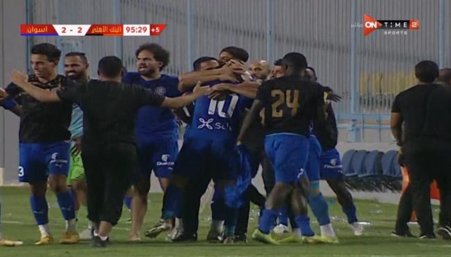 اهداف مباراة البنك الاهلي واسوان 2 2 الدوري المصري