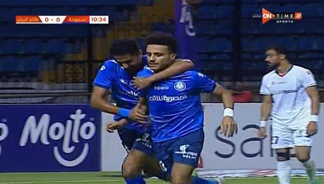اهداف مباراة سموحة وطلائع الجيش 4 2 الدوري المصري