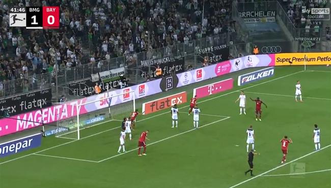 اهداف مباراة بايرن ميونخ بوروسيا مونشنجلادباخ 1 1 الدوري الالماني