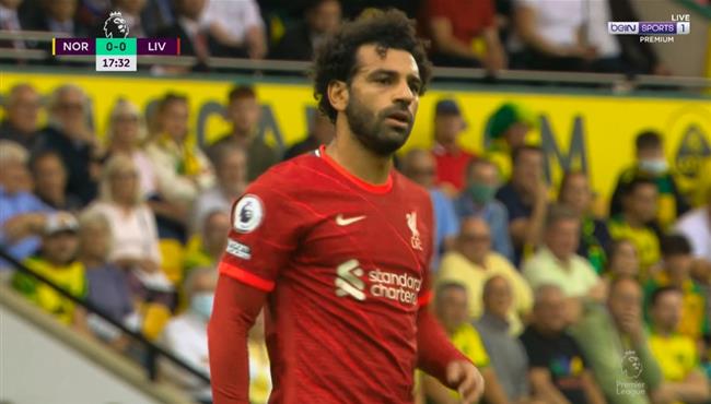 فرصة محمد صلاح في مباراة ليفربول ونورويتش سيتي