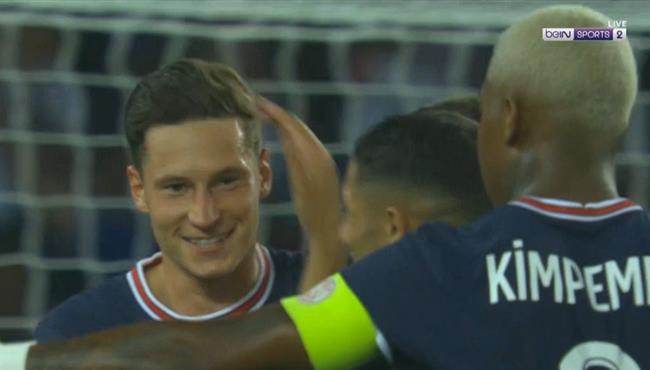 هدف باريس سان جيرمان الثالث في مرمي ستراسبورج دراكسلر