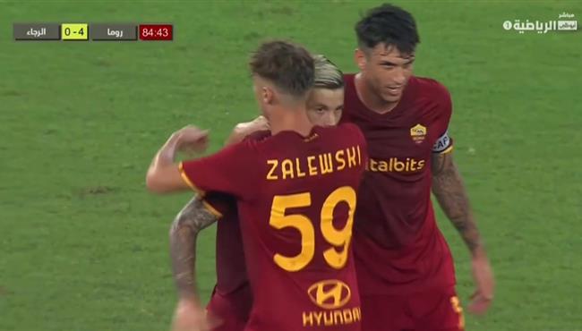 اهداف مباراة روما والرجاء 5 0 مباراة ودية