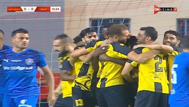 اهداف مباراة المقاولون العرب واسوان 2 1 الدوري المصري