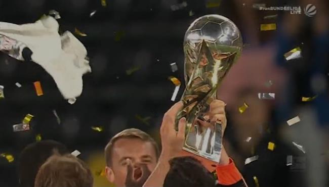 مراسم تتويج بايرن ميونخ بطلا للسوبر الالماني