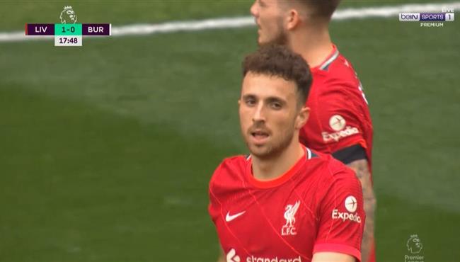 هدف ليفربول الاول في مرمي بيرنلي جوتا