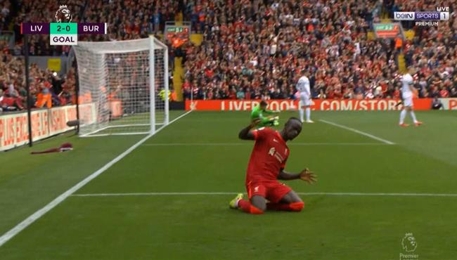 هدف ساديو ماني في مرمي بيرنلي بالدوري الانجليزي