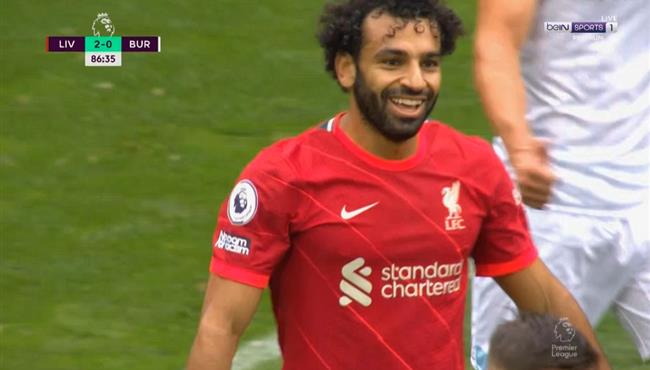 ملخص لمسات محمد صلاح امام بيرنلي في الدوري الانجليزي