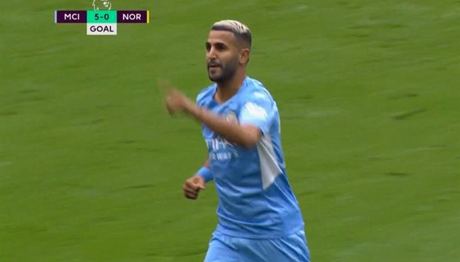 هدف رياض محرز في مرمي نورويتش سيتي