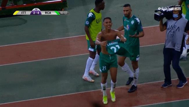 هدف سفيان رحيمي في مرمي الاتحاد 4 2 نهائي البطولة العربية