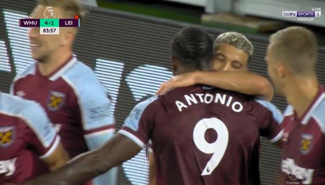 اهداف مباراة وست هام وليستر سيتي 4 1 الدوري الانجليزي