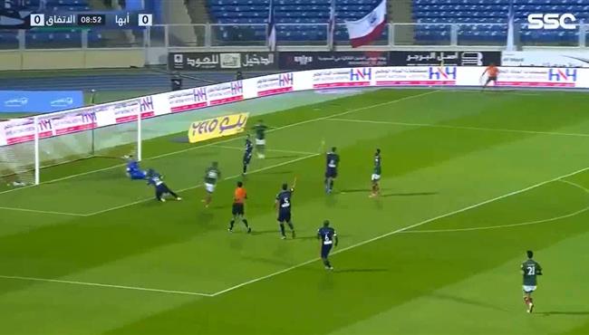 اهداف مباراة الاتفاق وابها 1 1 الدوري السعودي