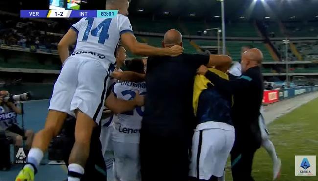 اهداف مباراة انتر ميلان وهيلاس فيرونا 3 1 الدوري الإيطالي