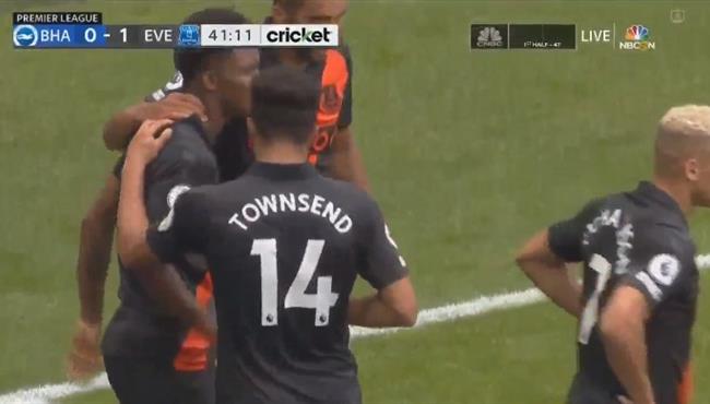 اهداف مباراة ايفرتون وبرايتون 2 0 الدوري الانجليزي