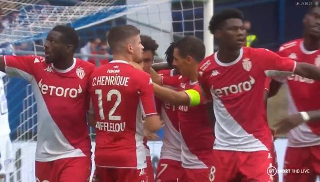 اهداف مباراة موناكو وتروا 2 1 الدوري الفرنسي