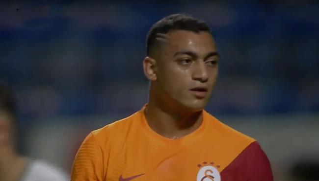 ملخص لمسات مصطفي محمد في مباراة جالطة سراي وقاسم باشا