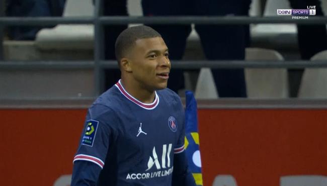 هدف مبابي الثاني في مرمي ريمس بالدوري الفرنسي