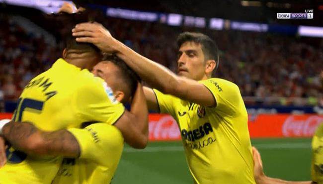 اهداف مباراة اتلتيكو مدريد وفياريال 2 2 الدوري الاسباني