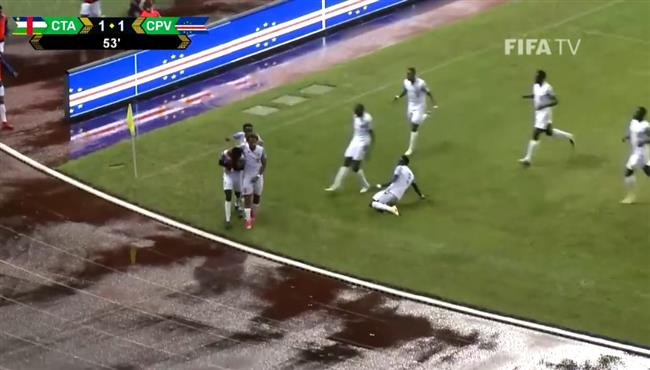 اهداف مباراة الرأس الاخضر وافريقيا الوسطي 1 1 تصفيات كأس العالم