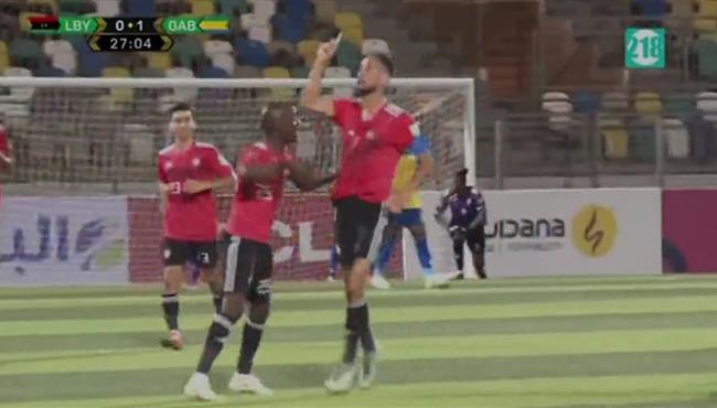 هدف تعادل ليبيا مع الجابون 1 1 تصفيات كاس العالم