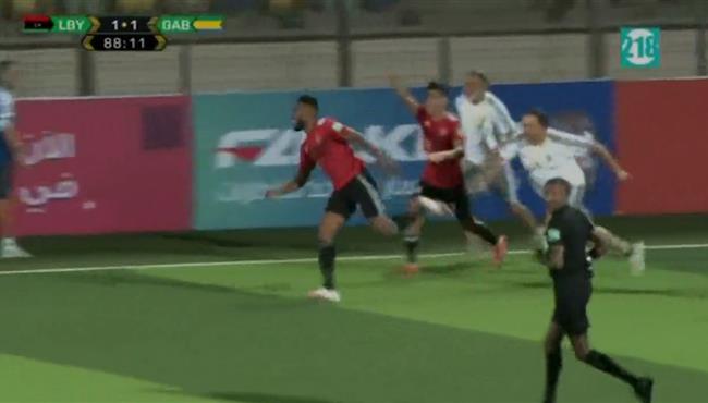 هدف ليبيا الثاني القاتل في مرمى الجابون سند الورفلي