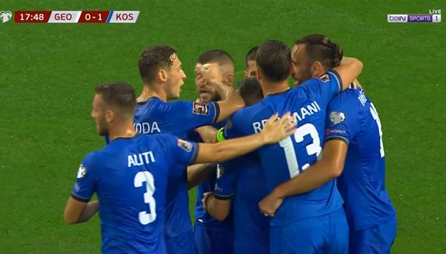 هدف فوز كوسوفو علي جيورجيا 1 0 تصفيات كاس العالم