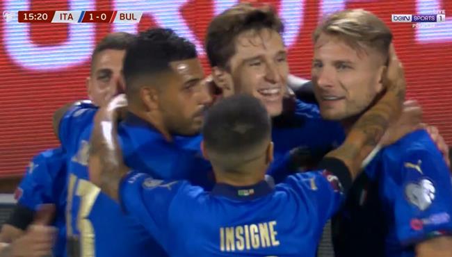 اهداف مباراة ايطاليا وبلغاريا 1 1 تصفيات كاس العالم