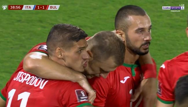 هدف تعادل بلغاريا مع ايطاليا 1 1 تصفيات كاس العالم