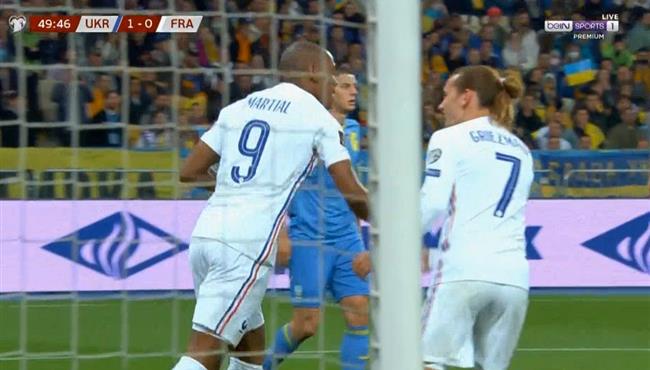 اهداف مباراة فرنسا واوكرانيا 1 1 تصفيات كاس العالم