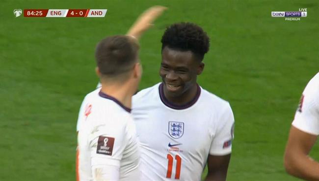 هدف ساكا في مرمي اندورا بتصفيات كاس العالم