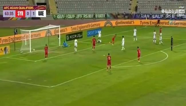 اهداف مباراة الامارات وسوريا 1 1 تصفيات كاس العالم