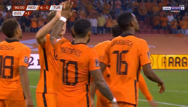 اهداف مباراة هولندا وتركيا 6 1 تصفيات كاس العالم