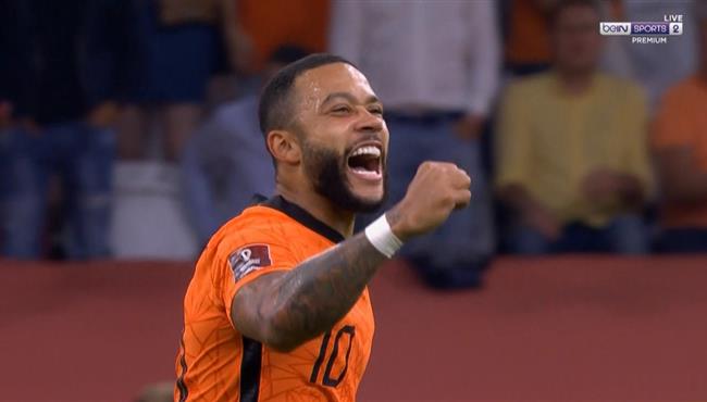 هدف ممفيس ديباي الثالث في مرمي تركيا بتصفيات كاس العالم