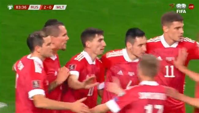 اهداف مباراة روسيا ومالطة 2 0 تصفيات كاس العالم