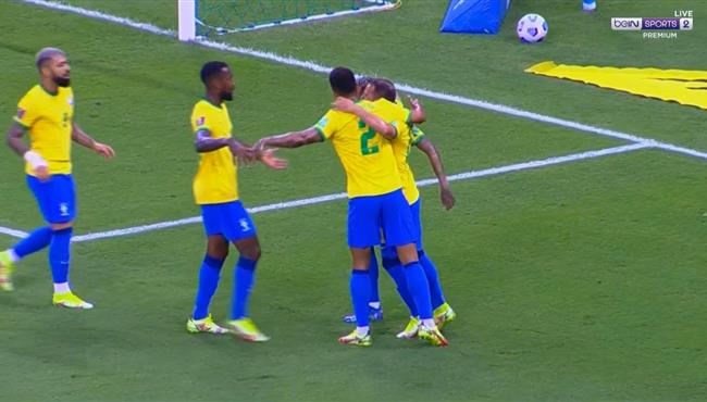 هدف البرازيل الأول في مرمي بيرو بتصفيات كاس العالم