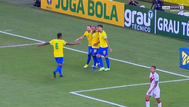 هدف نيمار في مرمي بيرو بتصفيات كاس العالم