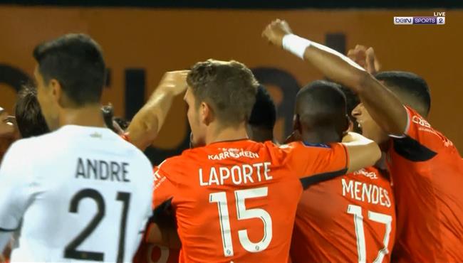 اهداف مباراة ليل ولوريان 1 2 الدوري الفرنسي